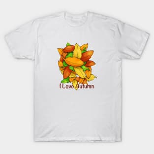 I Love Autumn T-Shirt